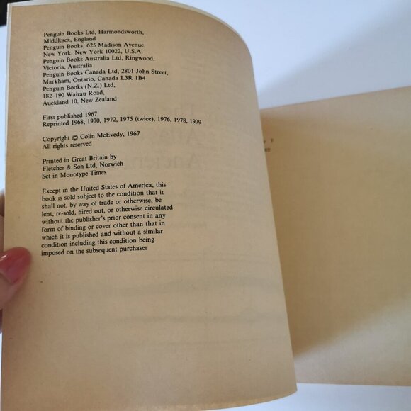 1990s Penguin Book of Ancient History by Colin McEvedy Historical Maps Vintage - Picture 7 of 10